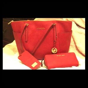 Michael Kors purse wallet and iPhone case